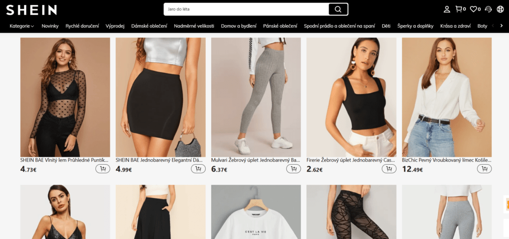 Společnost Shein se stala oblíbenou mezi módními nadšenci po celém světě.