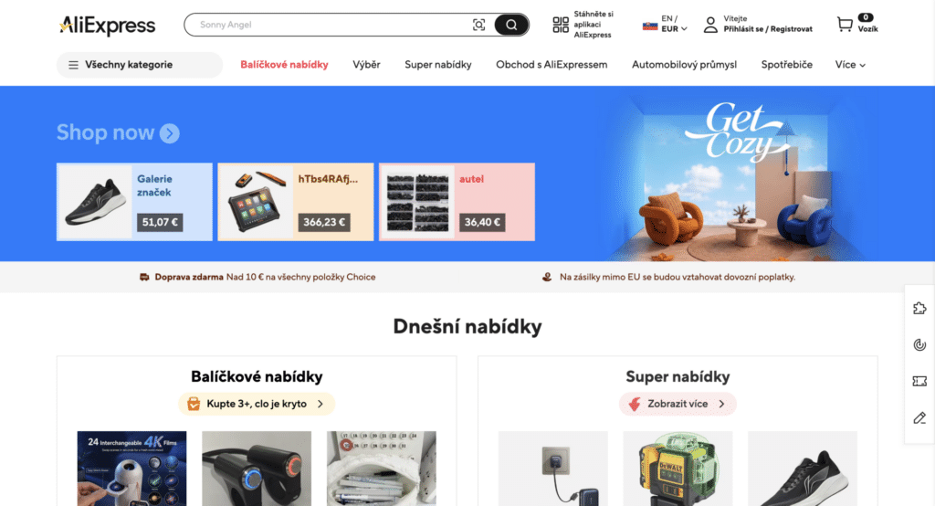 jak nakupovat na čínských eshopech